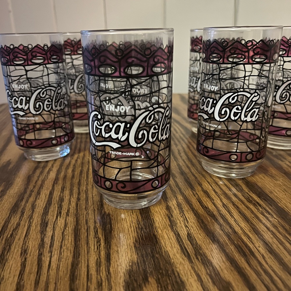 Vintage Coca-cola glasses